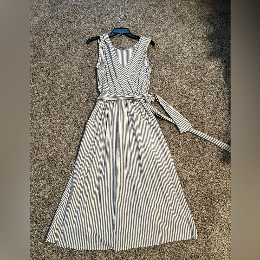 Striped Sleeveless Dress